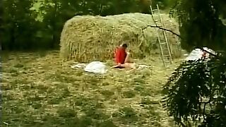 Incredible Blonde Farmer Tired From Work Recovering Her Energy By Having A Fuck